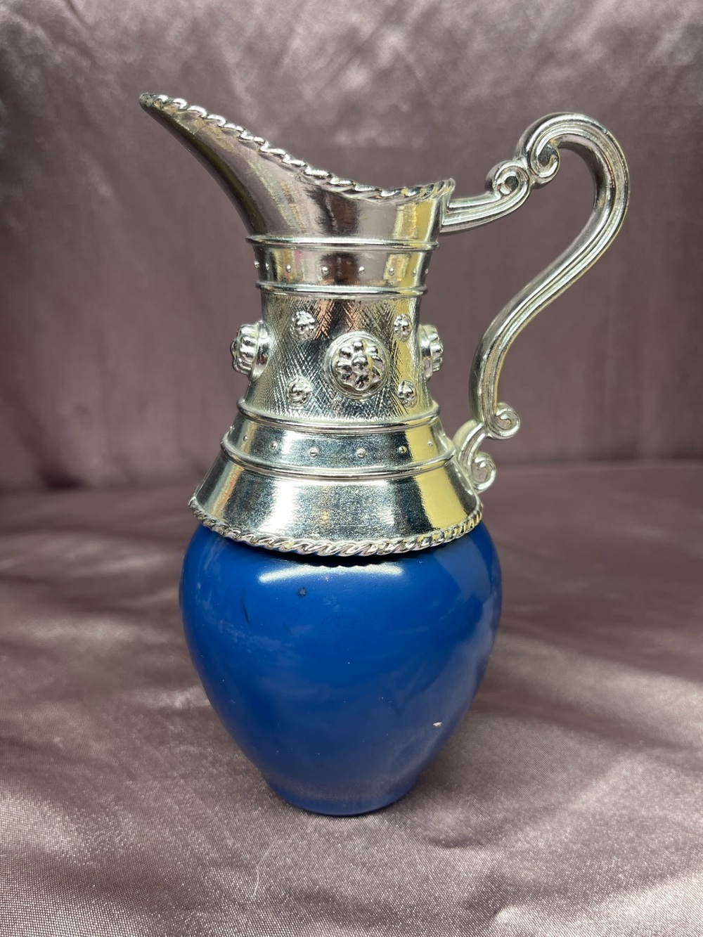 Vintage Avon Imperial Garden Blue Cologne/Perfume Bottle (Empty)